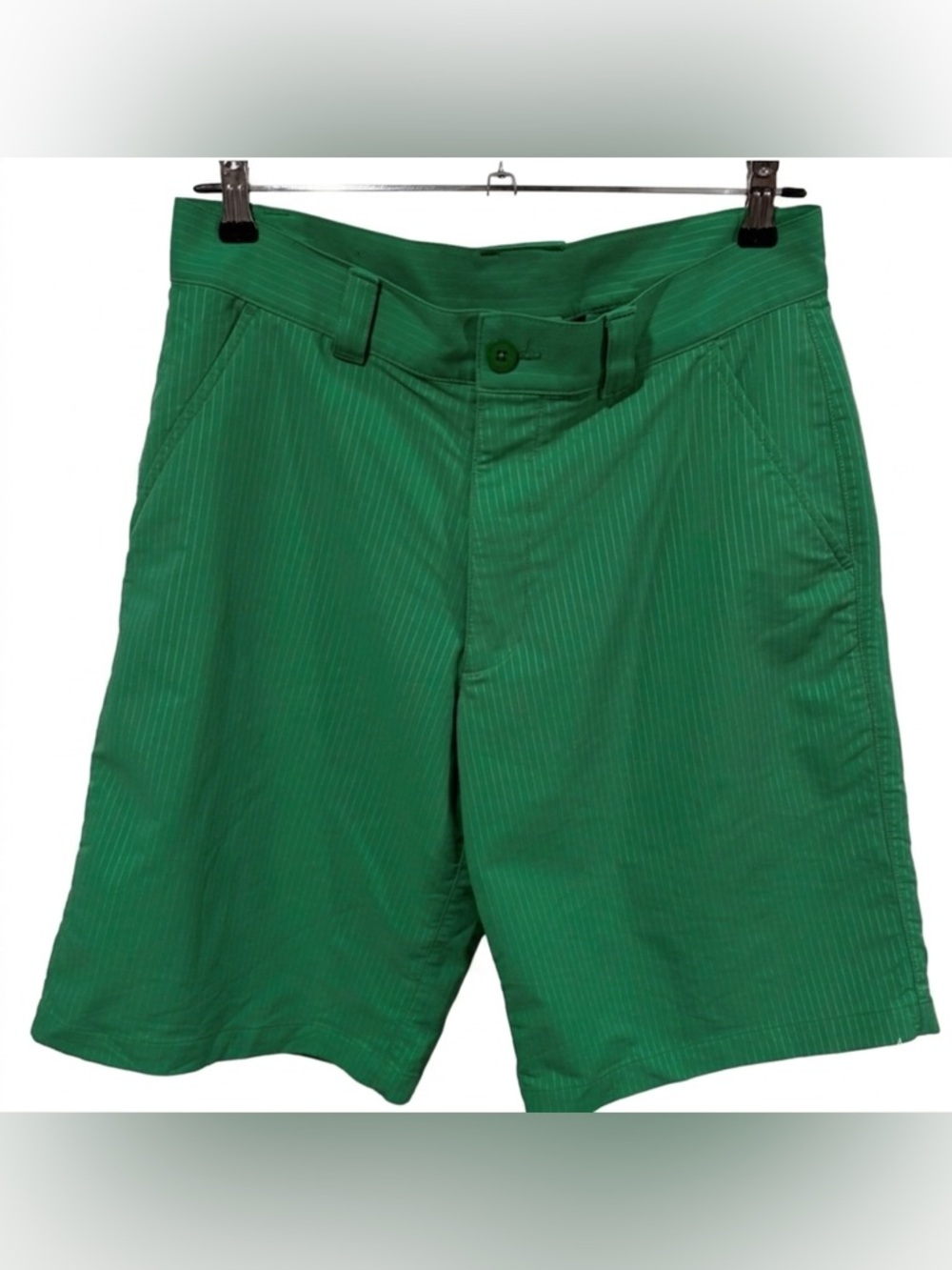 Under Armour Vibrant Green Men's Flat Front Golf Shorts